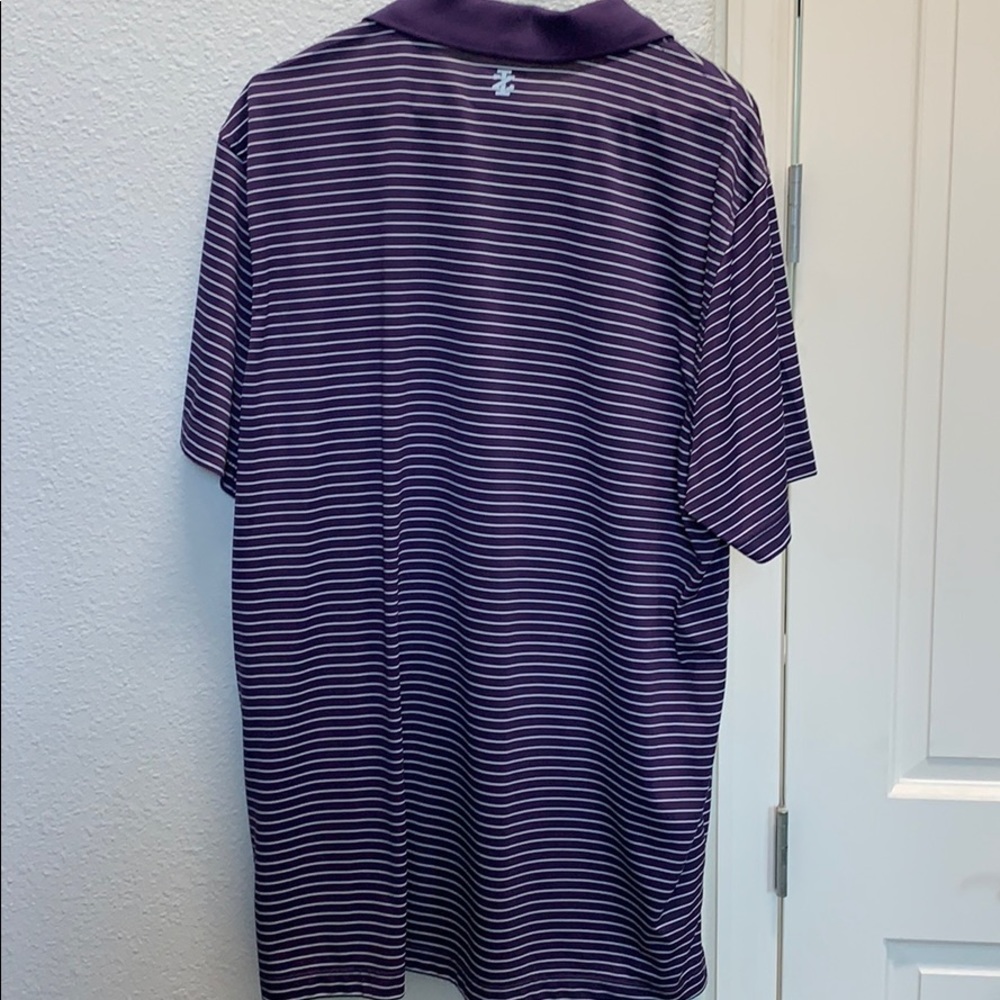 Izod business casual golf shirt purple xl - Picture 3 of 3